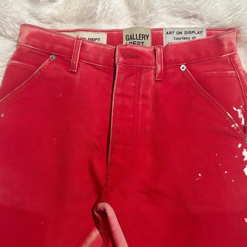 Gallery Dept Vibrant Red Women's High Rise Jeans